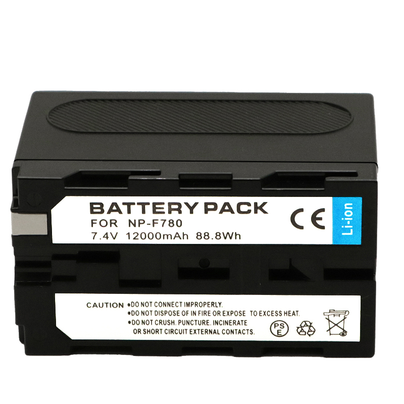 適用索尼NP-F780PD/F750/F970電池適用索尼攝像機 無線圖傳 監(jiān)視器神牛補光燈電池LED攝影燈外拍影視燈全解碼